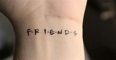 meaningful friends tv show tattoo|Cool Tattoos Inspired By Friends